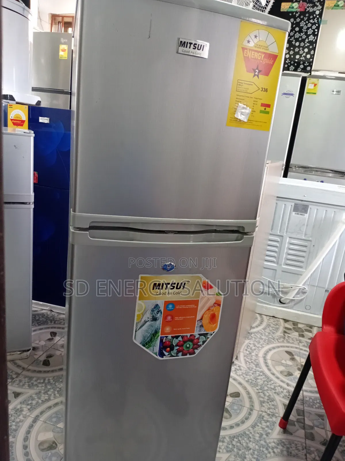 Blissful Mitsul Fridge Freezer Model Me-168 138 Litres