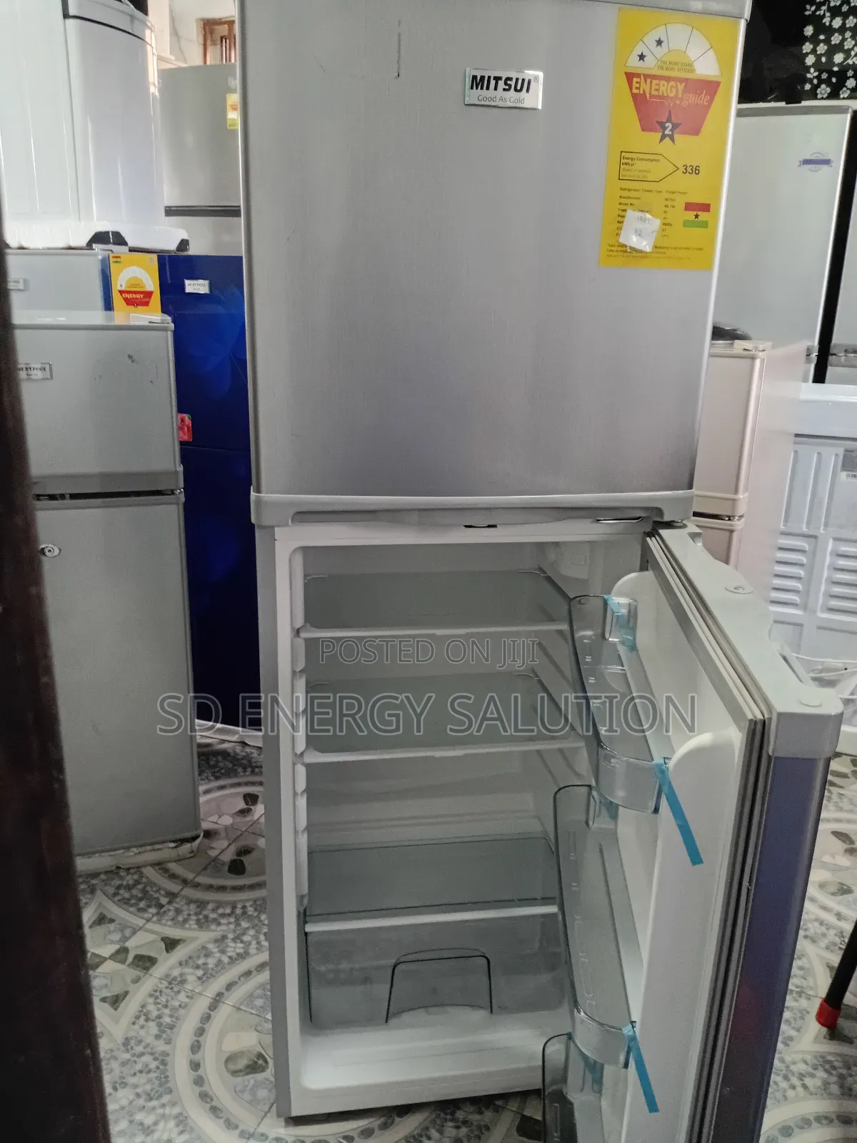 Elite Mitsul Fridge Freezer Model Me-168 Mitsul Fridge