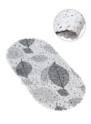 27.5x13.8inch Anti Bacterial Oval PVC Mat. Ghx5258