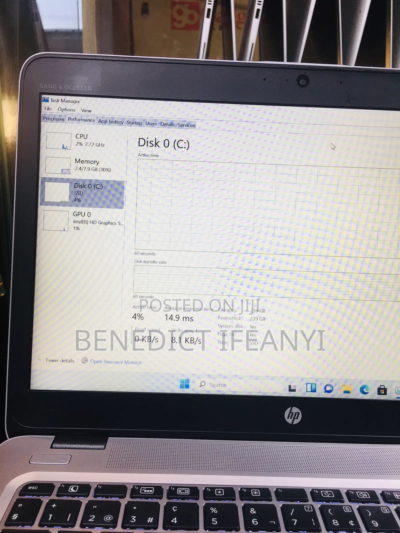 Laptop HP EliteBook 840 G3 8GB Intel Core I5 SSD 256GB