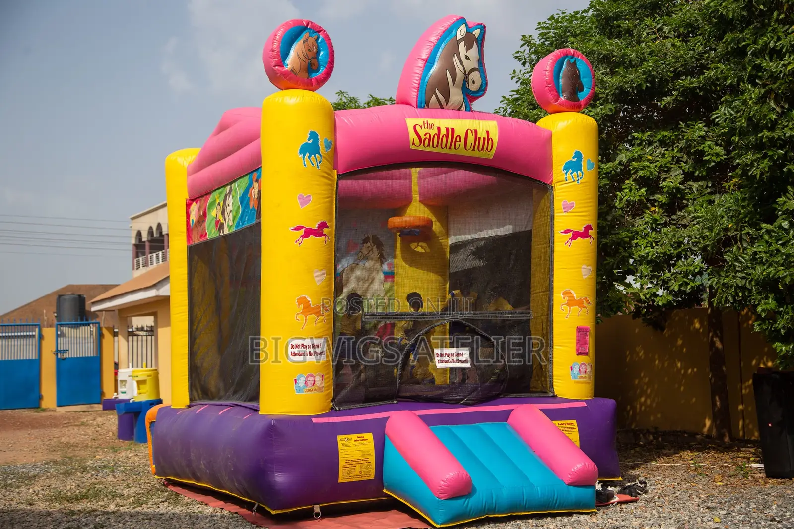 12 Feet Bounce House for Hiring. Accommodates 3 to 9 Kids
