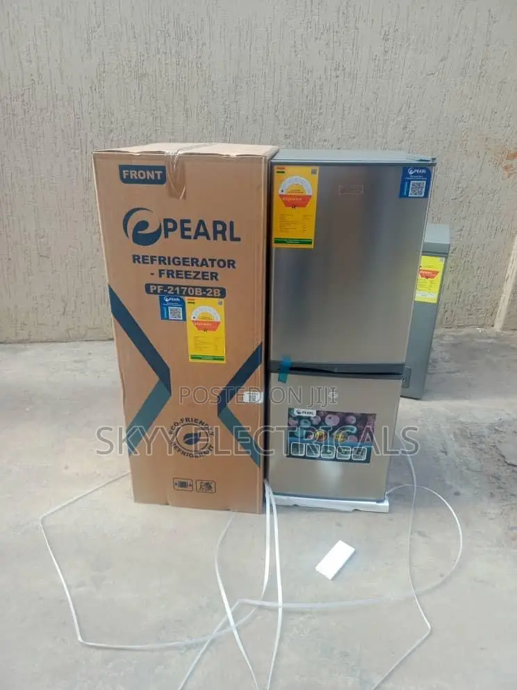Pf-2170b-2b 125liters Pearl Double Door Fridge