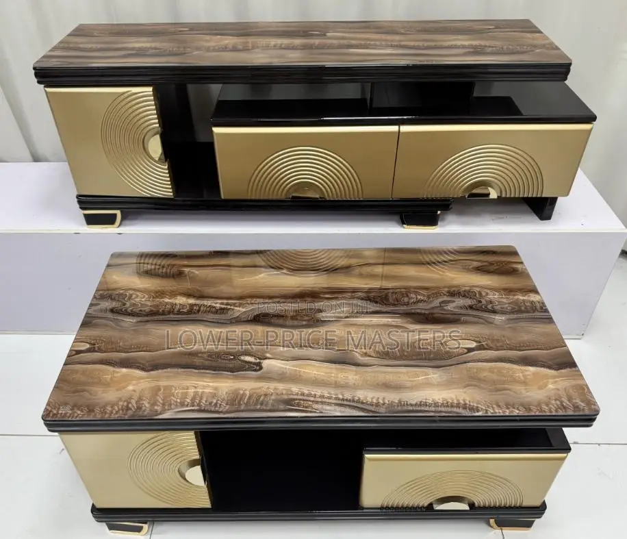 Executive Tv Stand and Center Table (Marble)