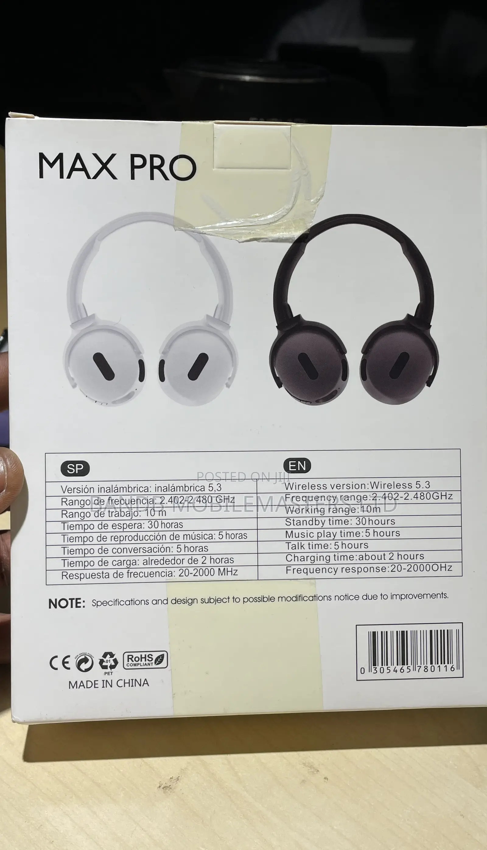 Max Pro Headset