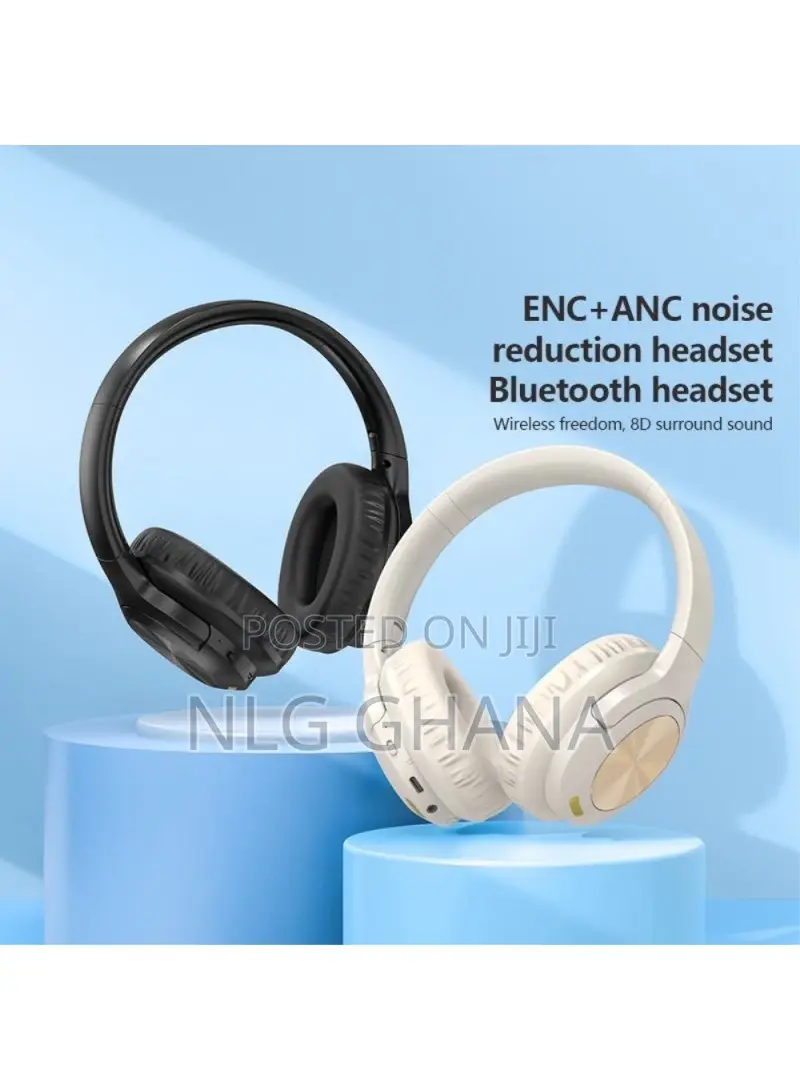Anc+Enc Noise Cancelling Bluetooth Headphones. Tvx22036