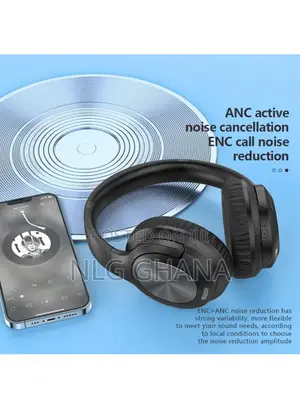Anc+Enc Noise Cancelling Bluetooth Headphones. Tvx22036