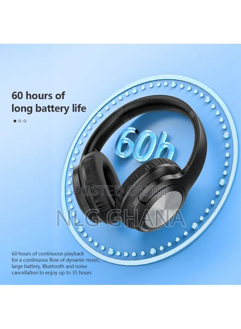 Anc+Enc Noise Cancelling Bluetooth Headphones. Tvx22036