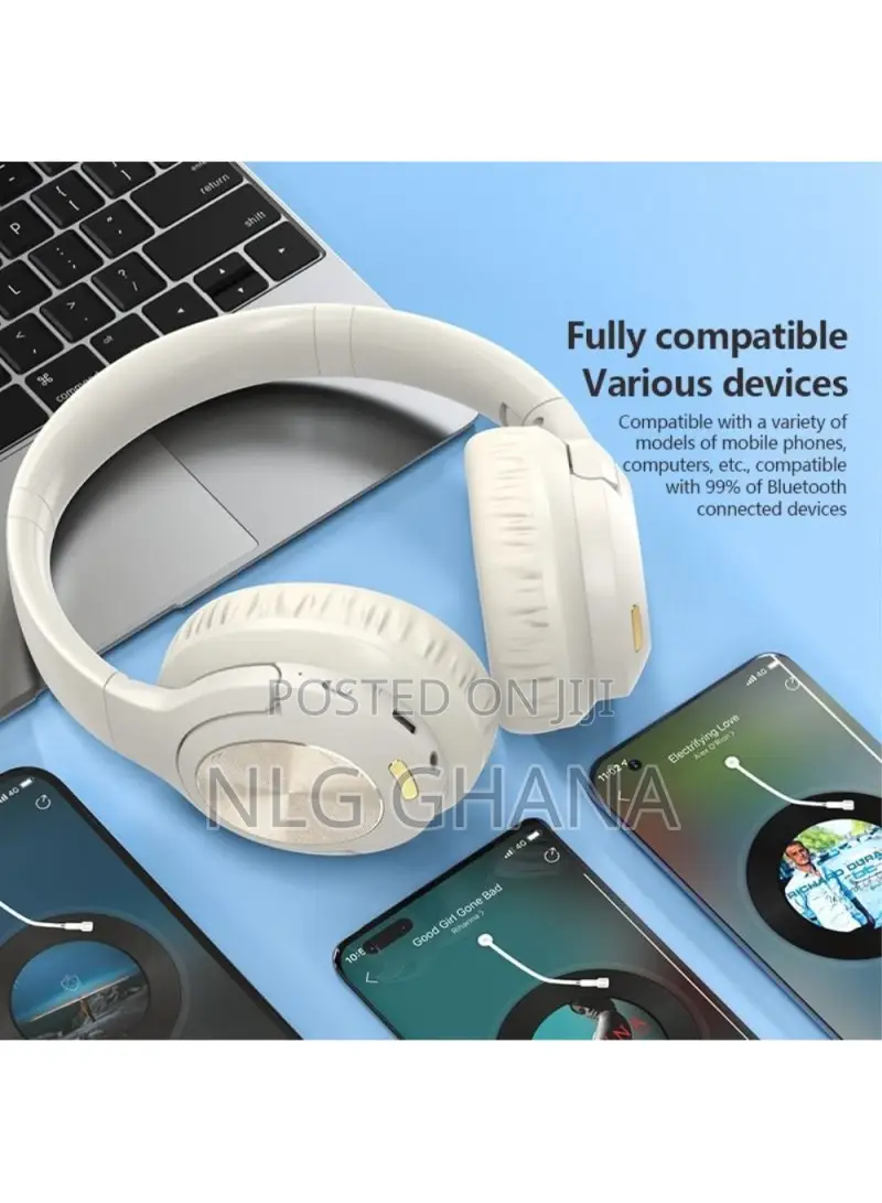 Anc+Enc Noise Cancelling Bluetooth Headphones. Tvx22036