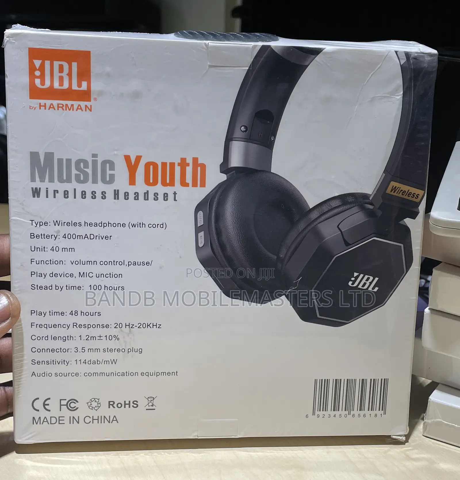 JBL Tune J25 Wireless Headset Blue and Black Color Available