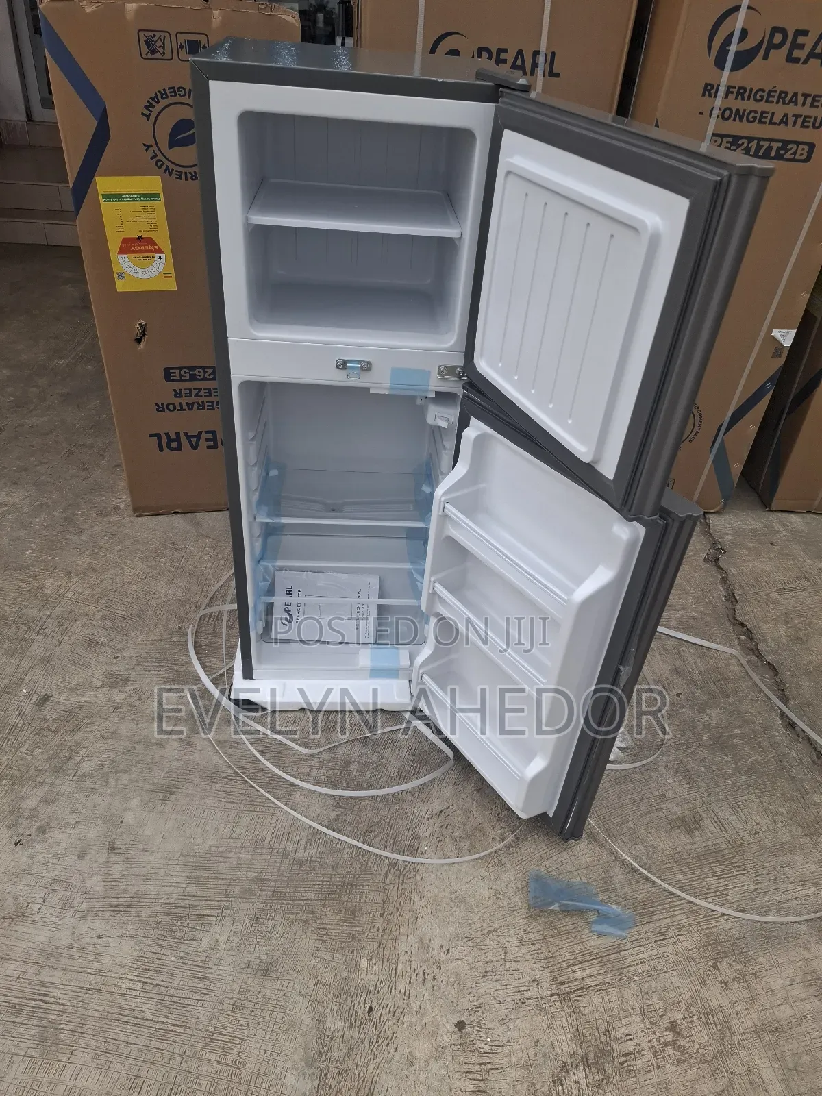 Affordable Pearl Table Top Double Door Fridge 80ltrs for Sal