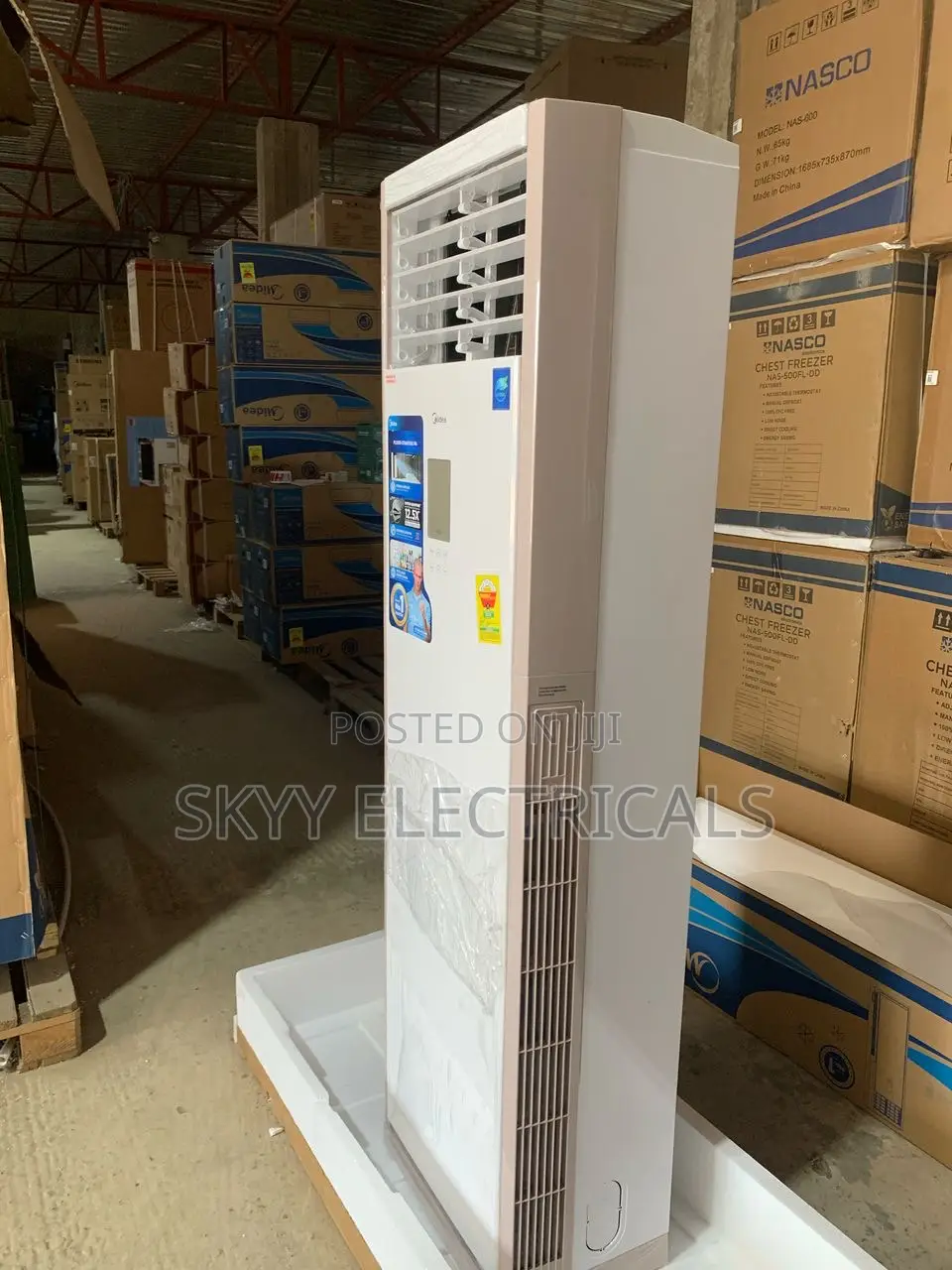 Midea 3.0hp Floor Standing Ac R410 Gas
