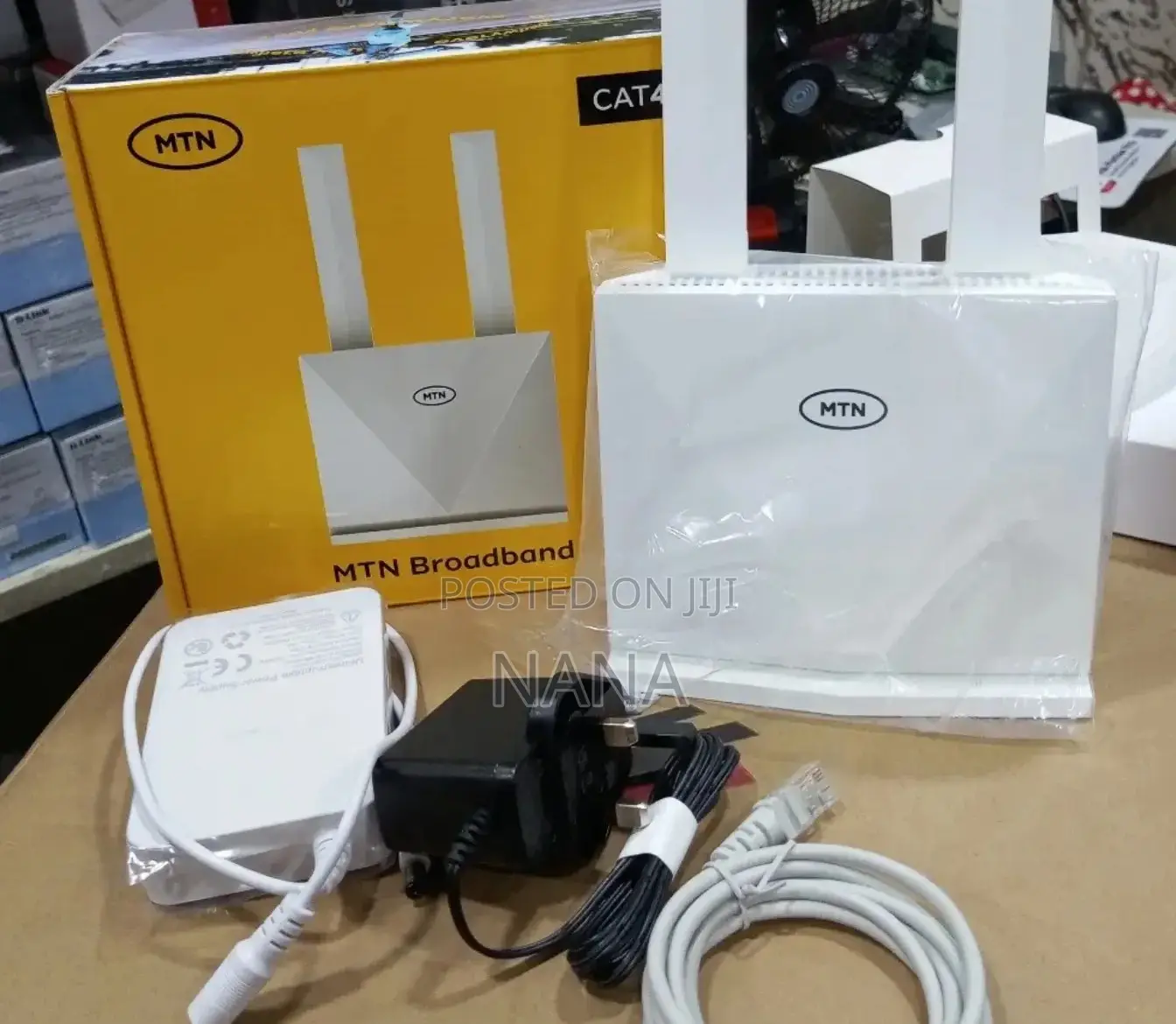 Turbo Universal 4g MTN Router + Powerbank, Supports Turbonet