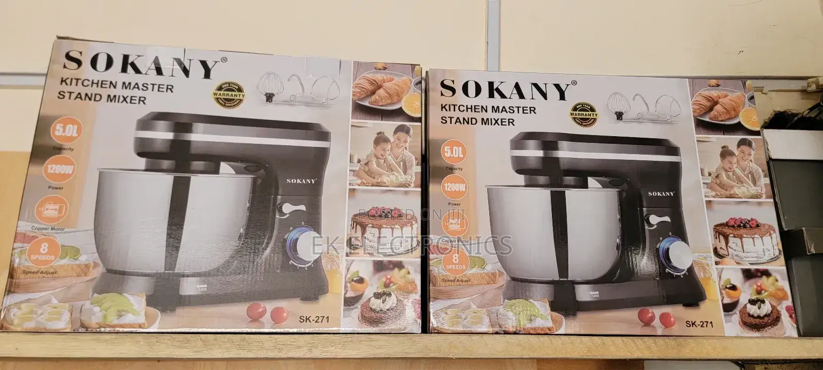 Sokany Sk-271 Kitchen Master Stand Mixer