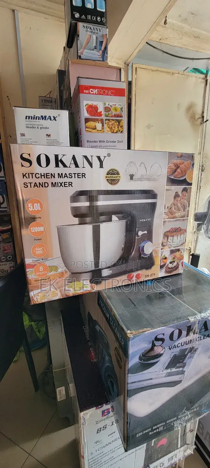 Sokany Sk-271 Kitchen Master Stand Mixer