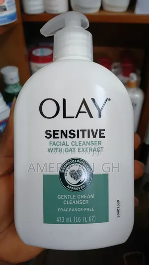 Olay Sensitive Facial Cleanser With Oat Extract, 473ml