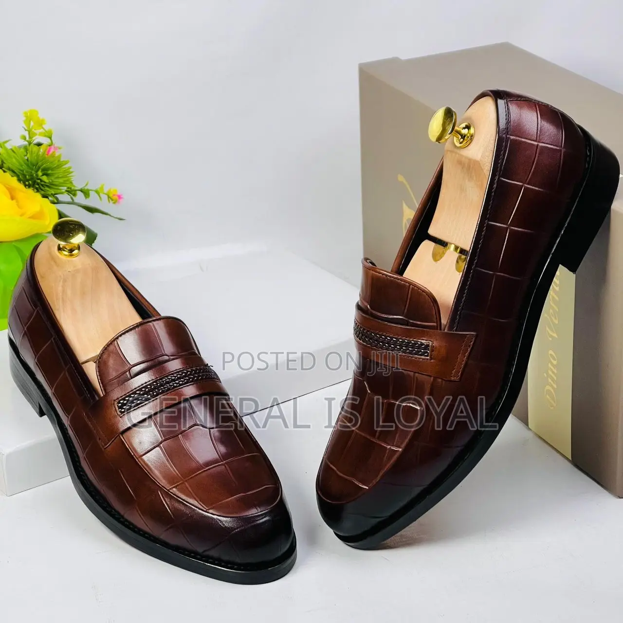 Dino Verratti Coffee Brown Laceless Men’S Shoe