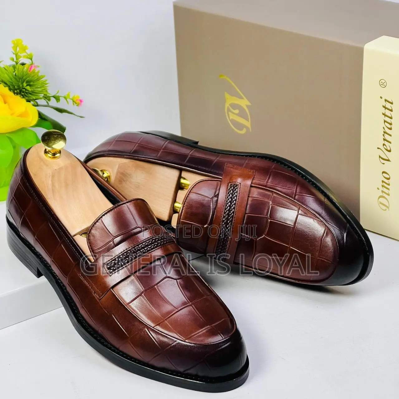 Dino Verratti Coffee Brown Laceless Men’S Shoe