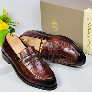 Dino Verratti Coffee Brown Laceless Men’S Shoe