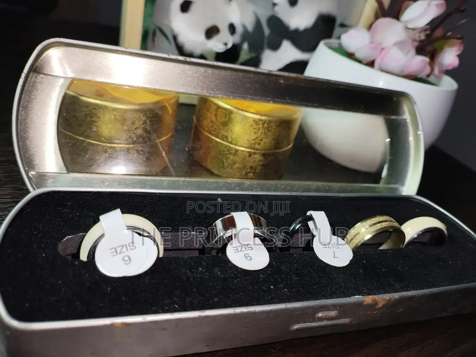 Titanium and Stainless Steel Rings