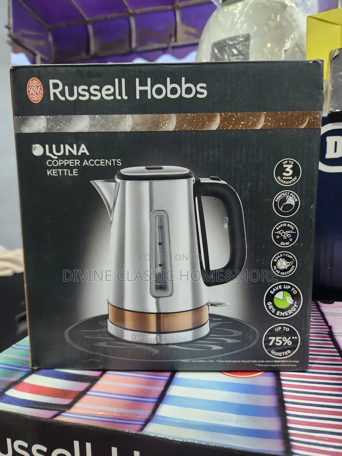 Russell Hobbs Luna Copper Accents Kettle