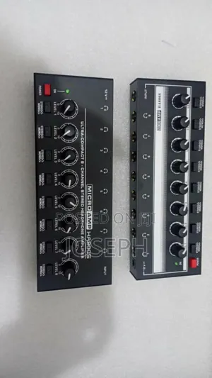 Headphone Amplifier / Splitter, Mono/Stereo 8 Channels