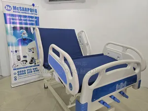 Hospital Three (3) Crank Bed With Complete Accessories