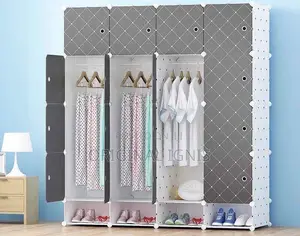 Plastic Wardrobe( 16 Cubes )