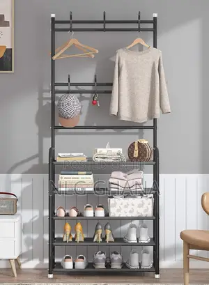 4-Layer Entrance Shoe Rack Sturdy Hall Tree Storage Ghx3649