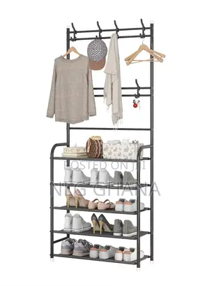 4-Layer Entrance Shoe Rack Sturdy Hall Tree Storage Ghx3649