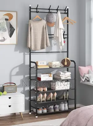 4-Layer Entrance Shoe Rack Sturdy Hall Tree Storage Ghx3649