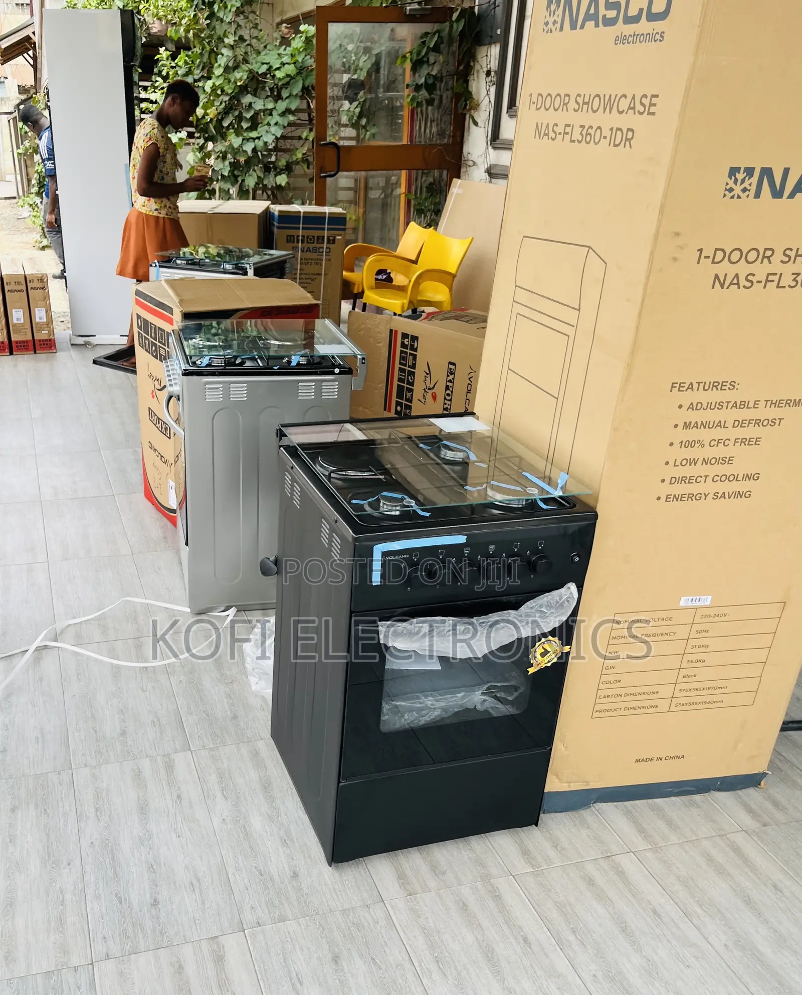 Original Volcano 50x50 3 Gas + 1 Electric With Grill 
