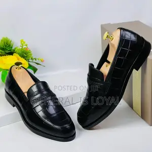 Dino Verratti Black Laceless Men’S Shoe