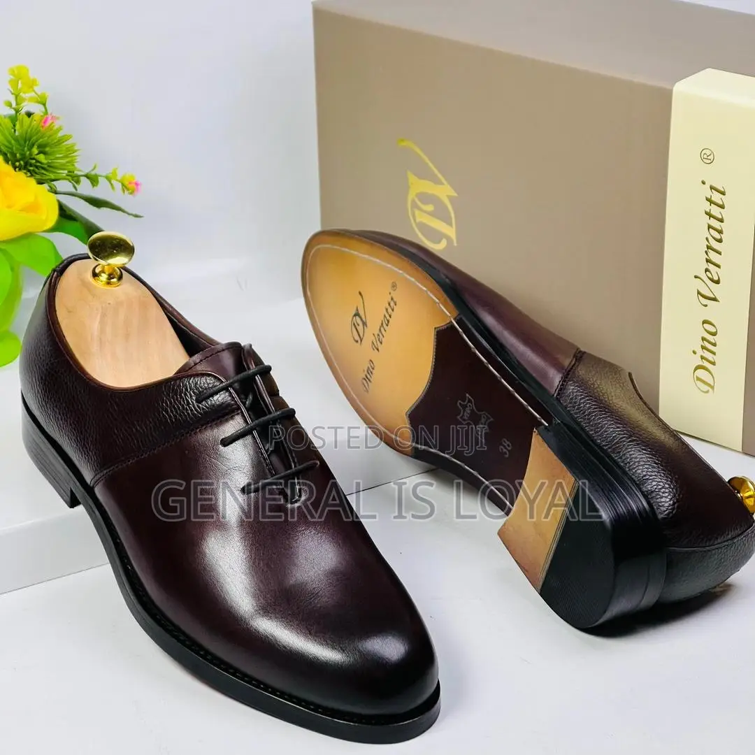Dino Verratti Coffee Smooth Leather Men’S Shoe