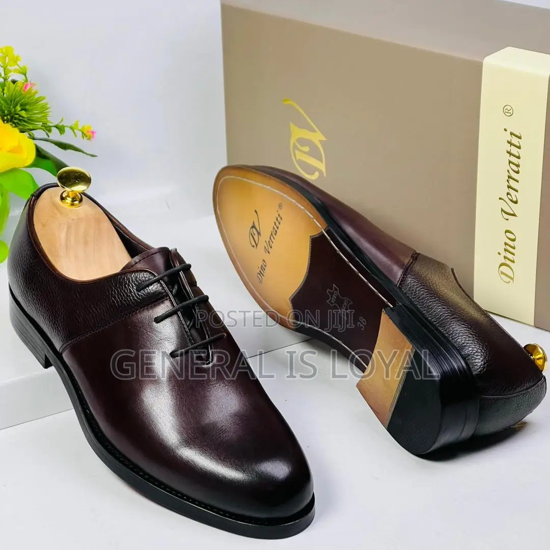 Dino Verratti Coffee Smooth Leather Men’S Shoe