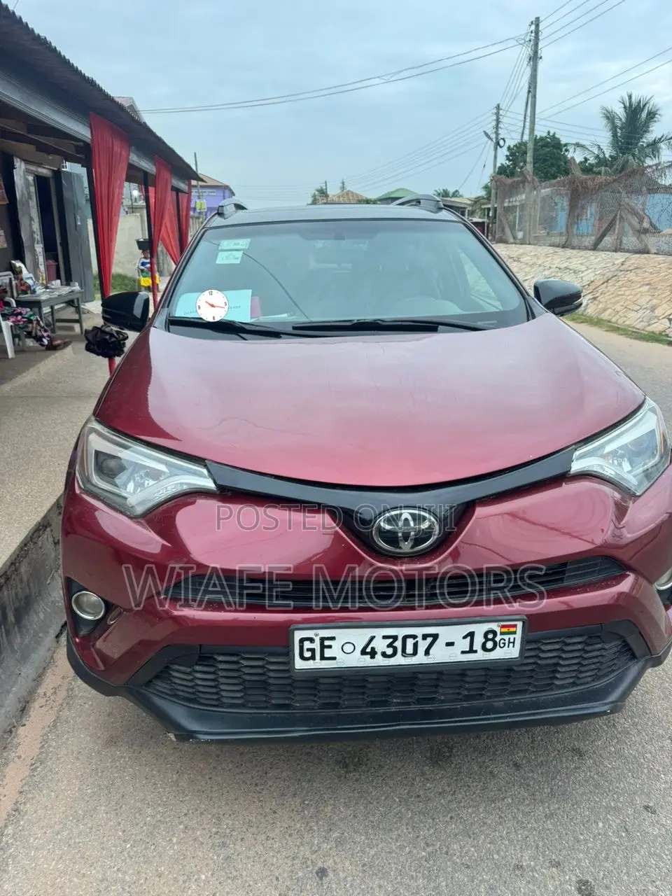 Toyota RAV4 SE AWD (2.5L 4cyl 6A) 2016 Red