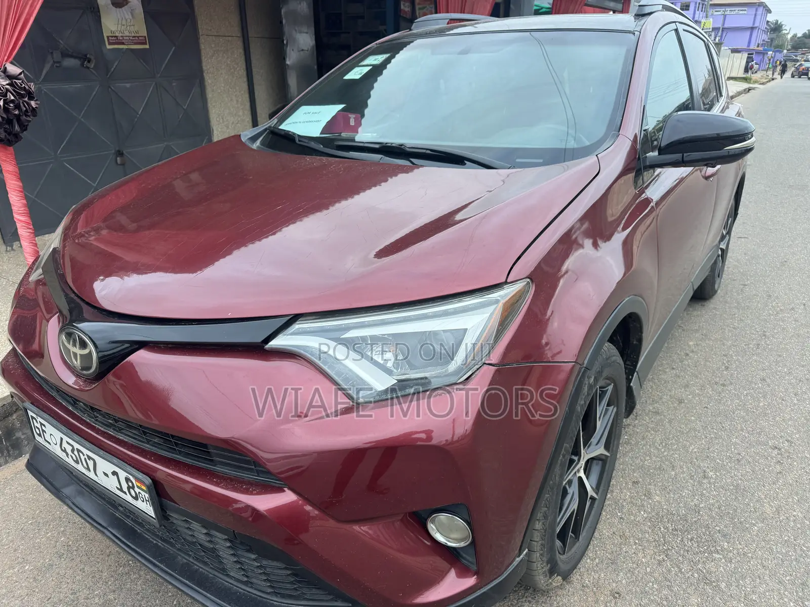 Toyota RAV4 SE AWD (2.5L 4cyl 6A) 2016 Red