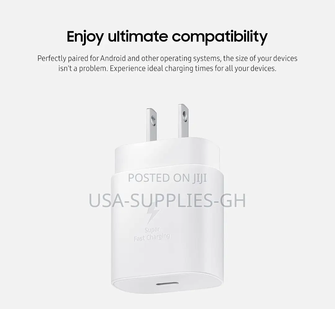 Original Samsung 25w Usb-C Fast Phone Charger From Amazon Usa