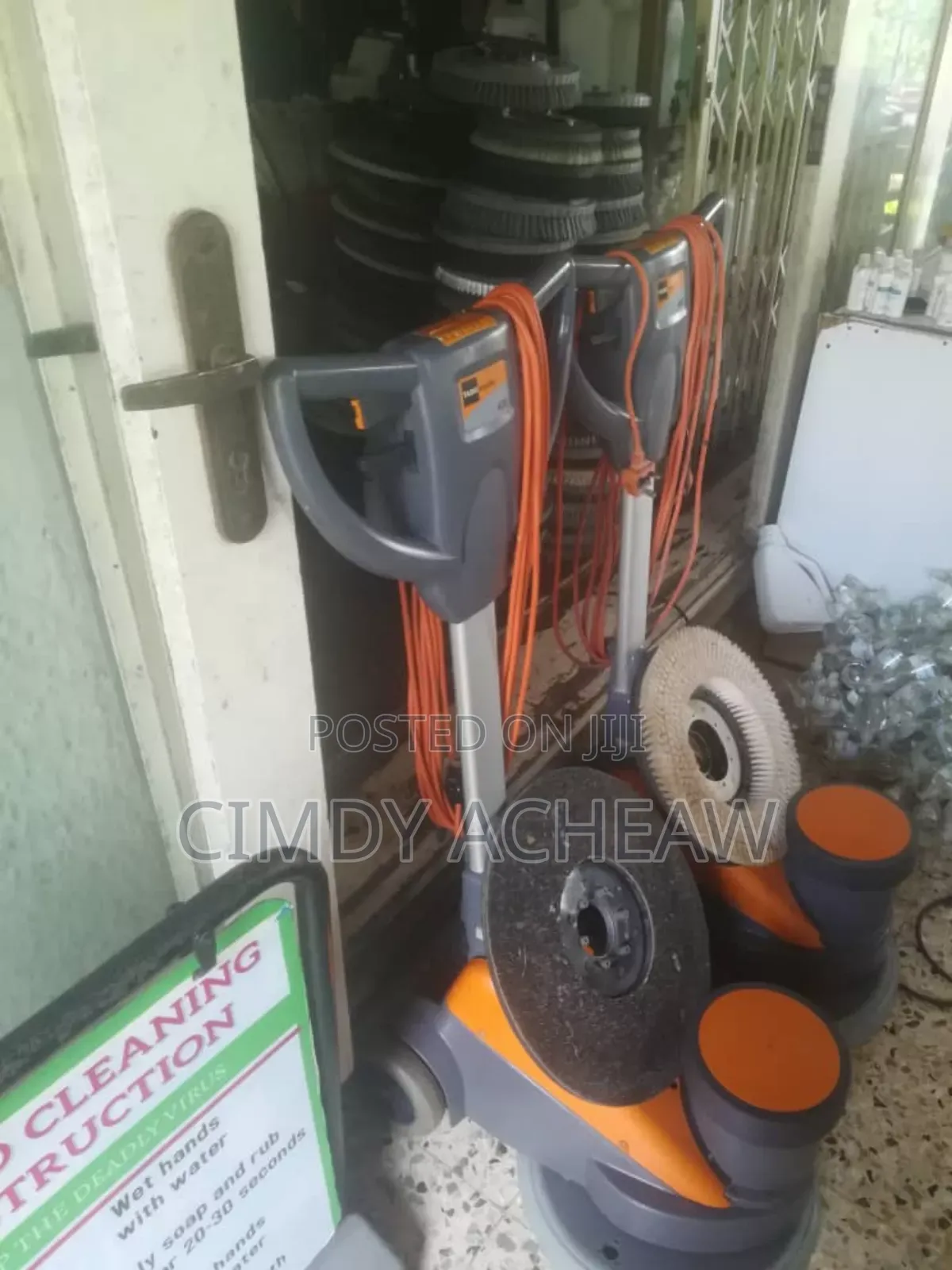 Two (2) Taski Engrodisc Cleaning Machines