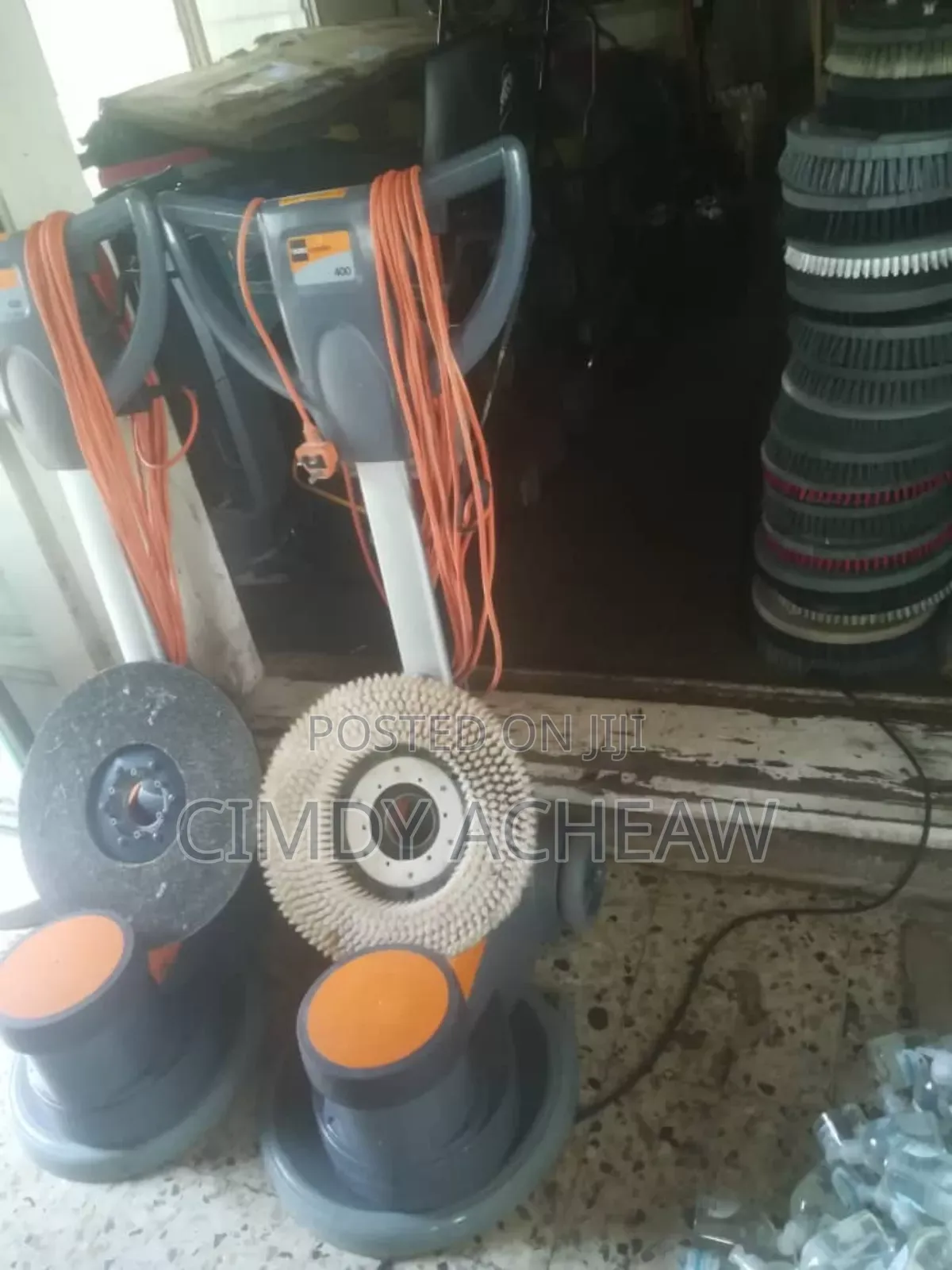 Two (2) Taski Engrodisc Cleaning Machines