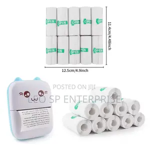 10 Rolls Self Adhesive Printer Paper