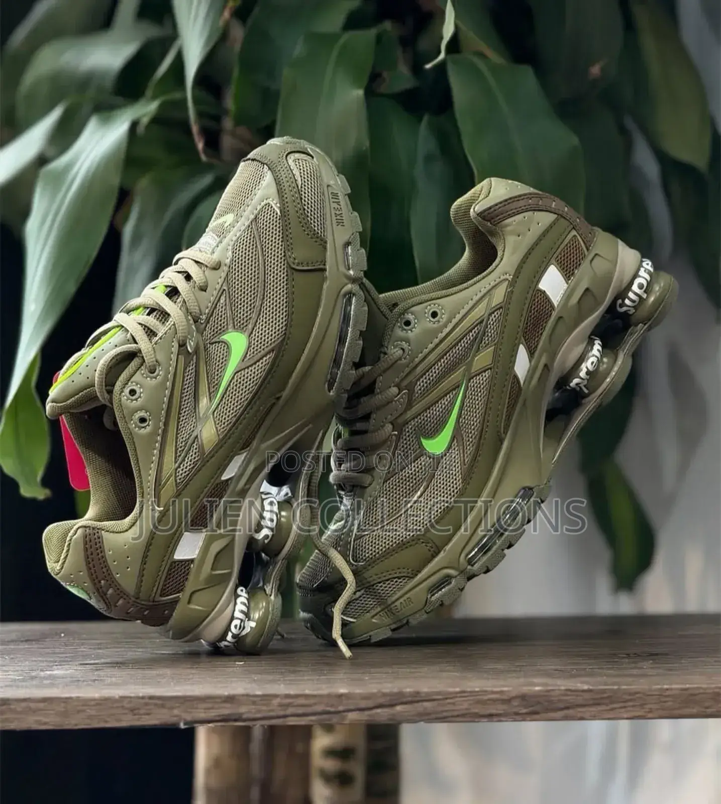 Nike Air Shox 2 Green Army