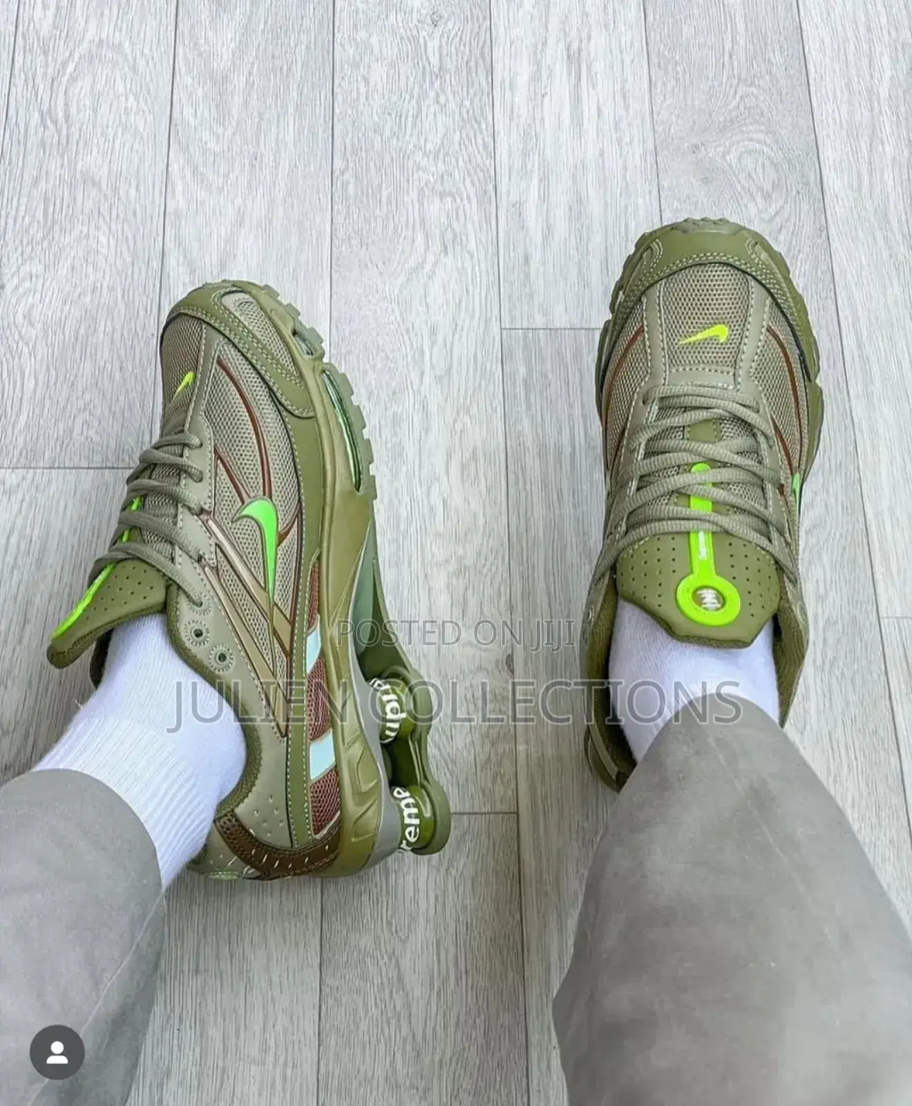 Nike Air Shox 2 Green Army