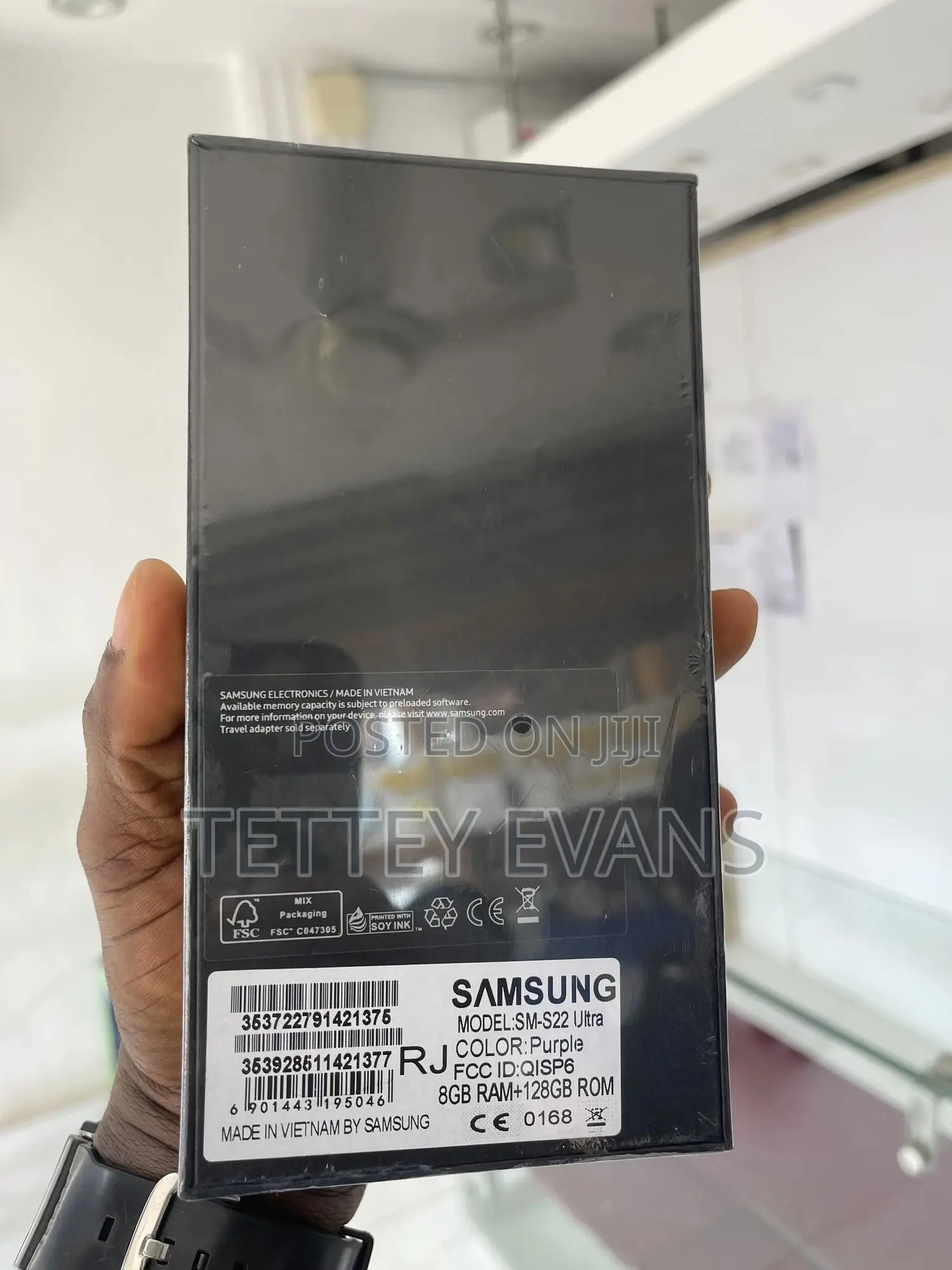 New Samsung Galaxy S22 Ultra 128 GB Purple