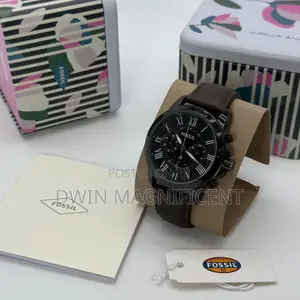 Photo - Original Fossil Men’S Chronograph Watch – Leather