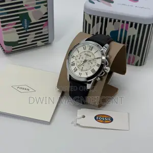 Original Fossil Men’S Chronograph Watch – Leather