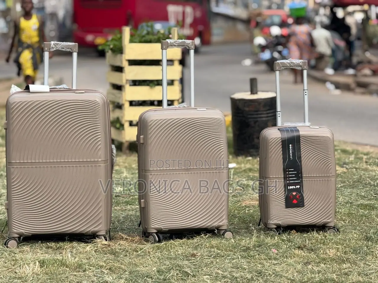 Trolley Bag 3 PCS Luggage Set Spinner 19,23,27 Inch