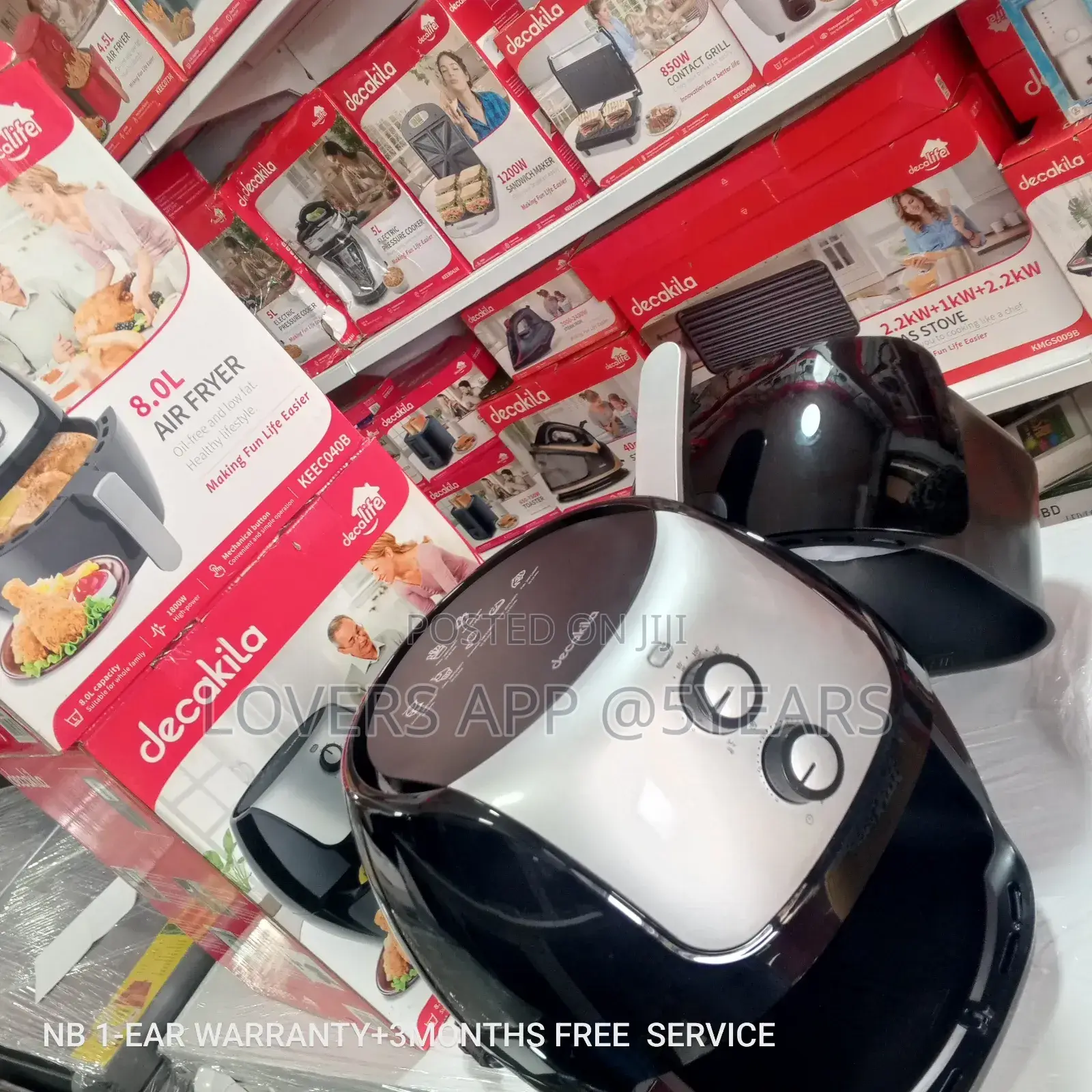 Crucial Decakila 8.0l Air Fryer