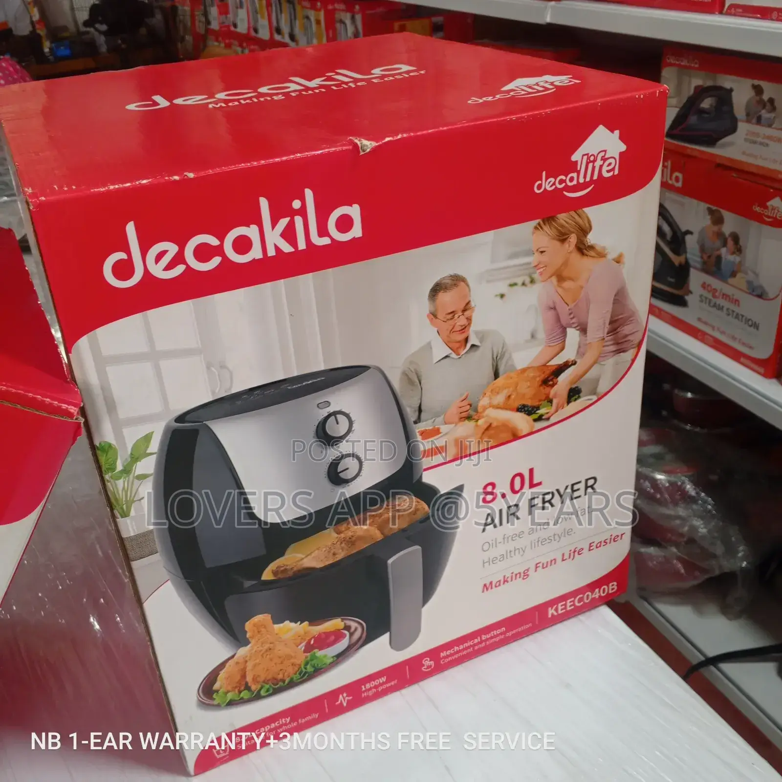 Truly Decakila 8.0l Decakila Air Fryer