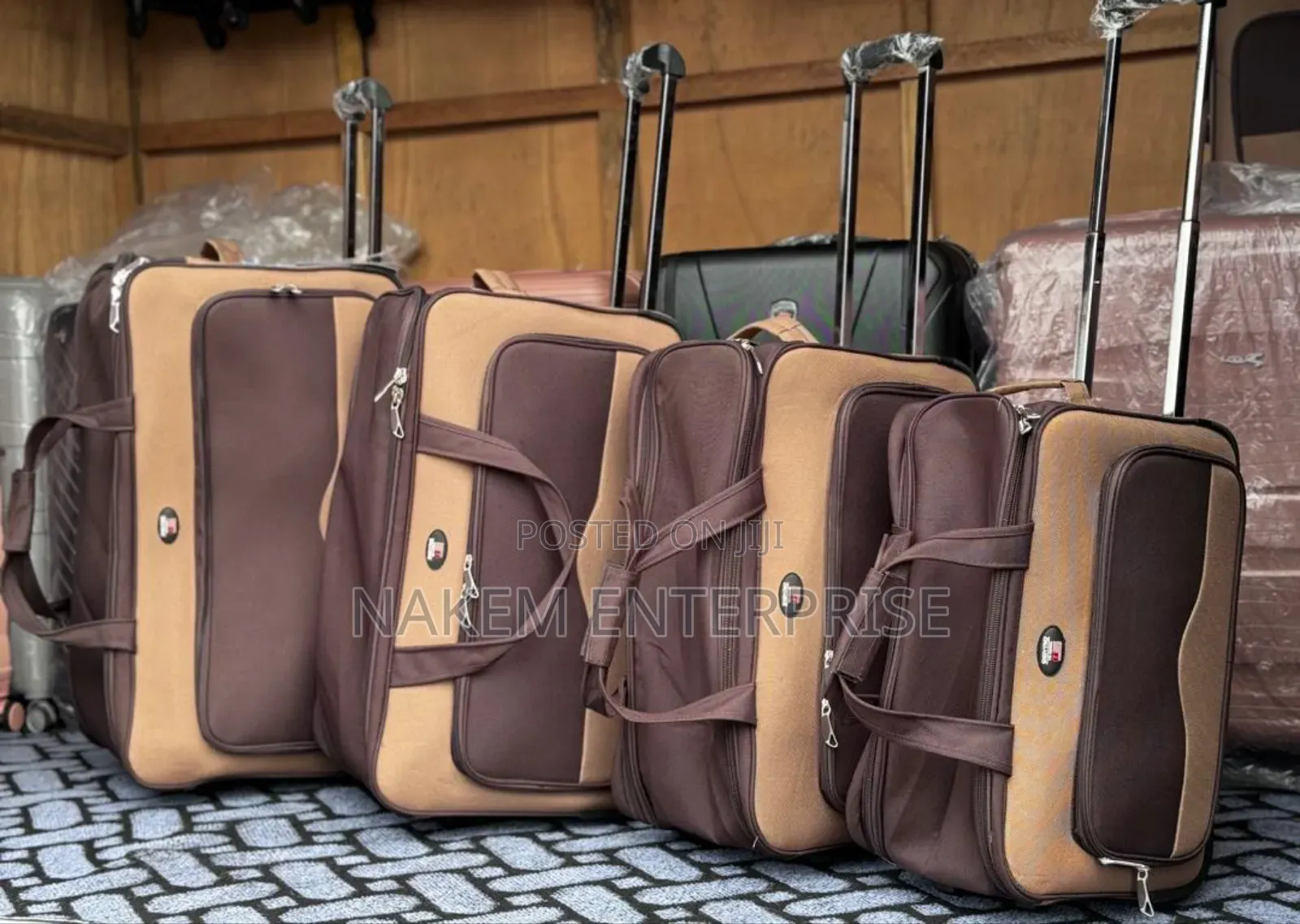 Custom Outdoor 4in1 Trolling and Hand Luggage Nylon Material