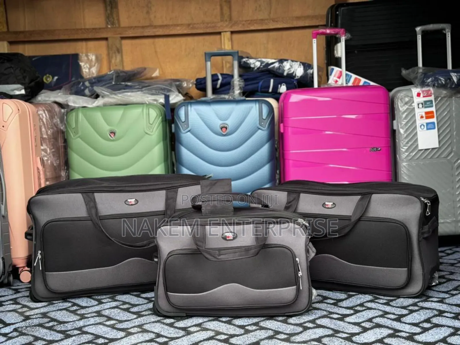 Custom Outdoor 4in1 Trolling and Hand Luggage Nylon Material